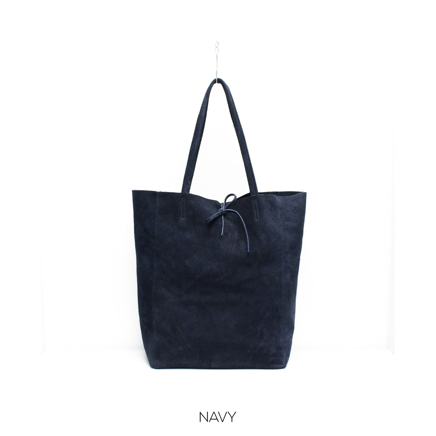 Genuine Suede Leather Shopper Bag