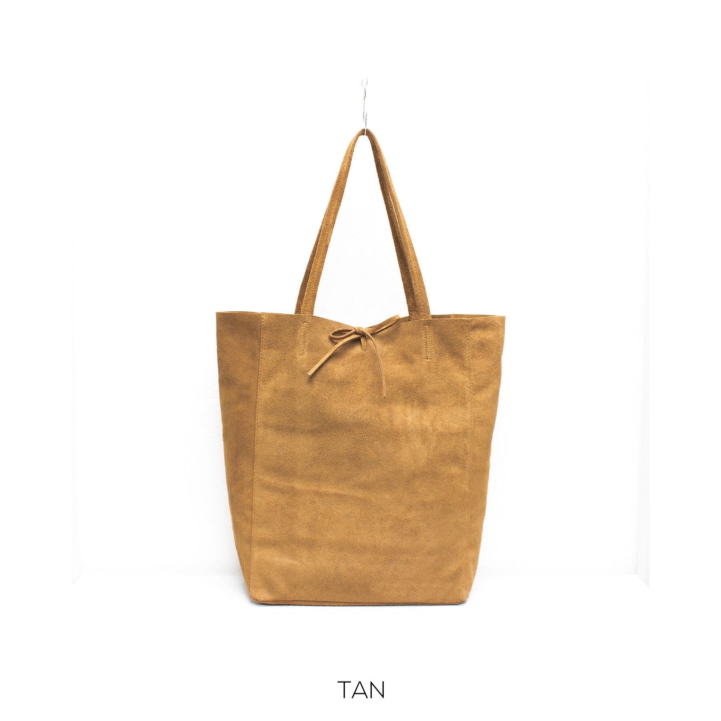 Genuine Suede Leather Shopper Bag