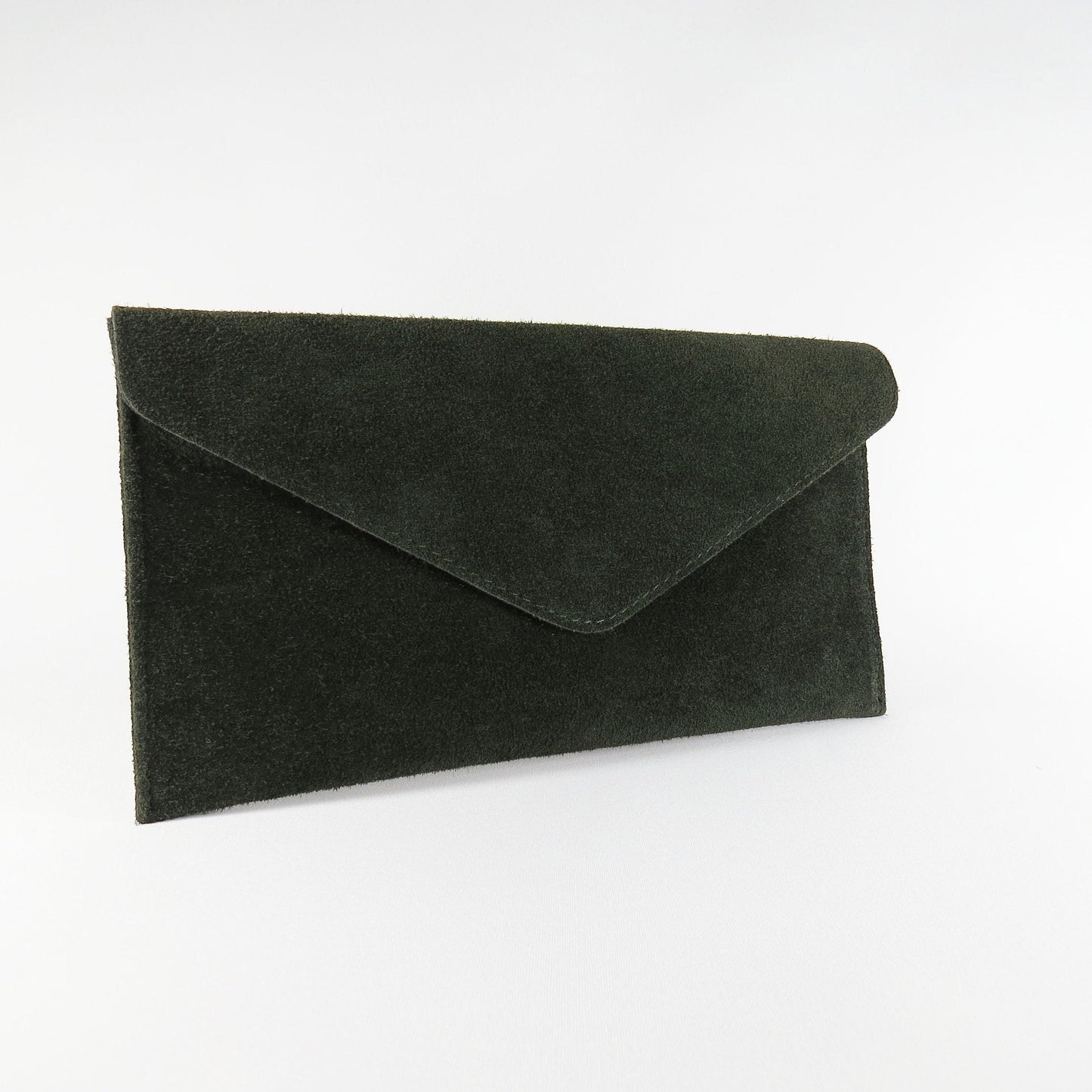 Dark Green envelope clutch bag